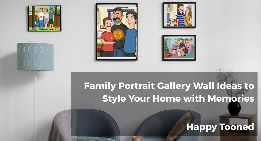 Family Portrait Gallery Wall Ideas to Style Your Home with Memories